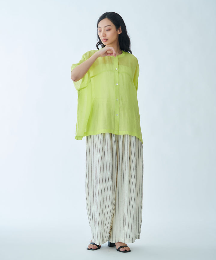 Tuck Gather Wide Pants