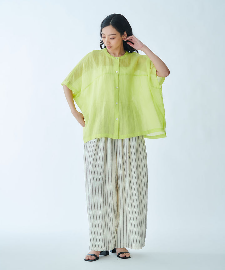 Box Silhouette Sheer Shirt