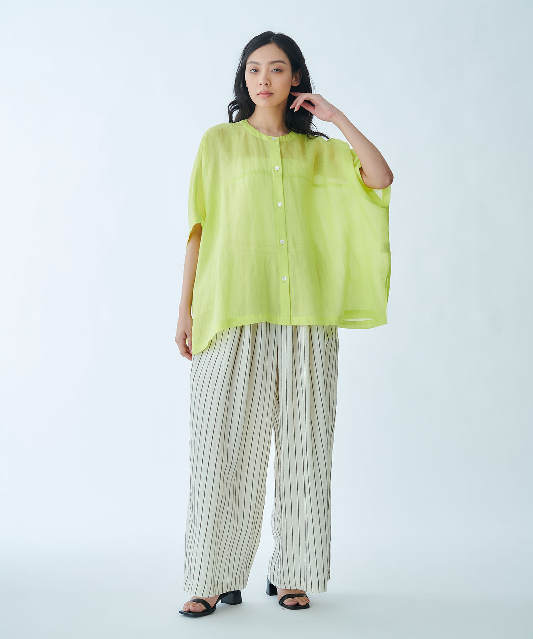 Tuck Gather Wide Pants