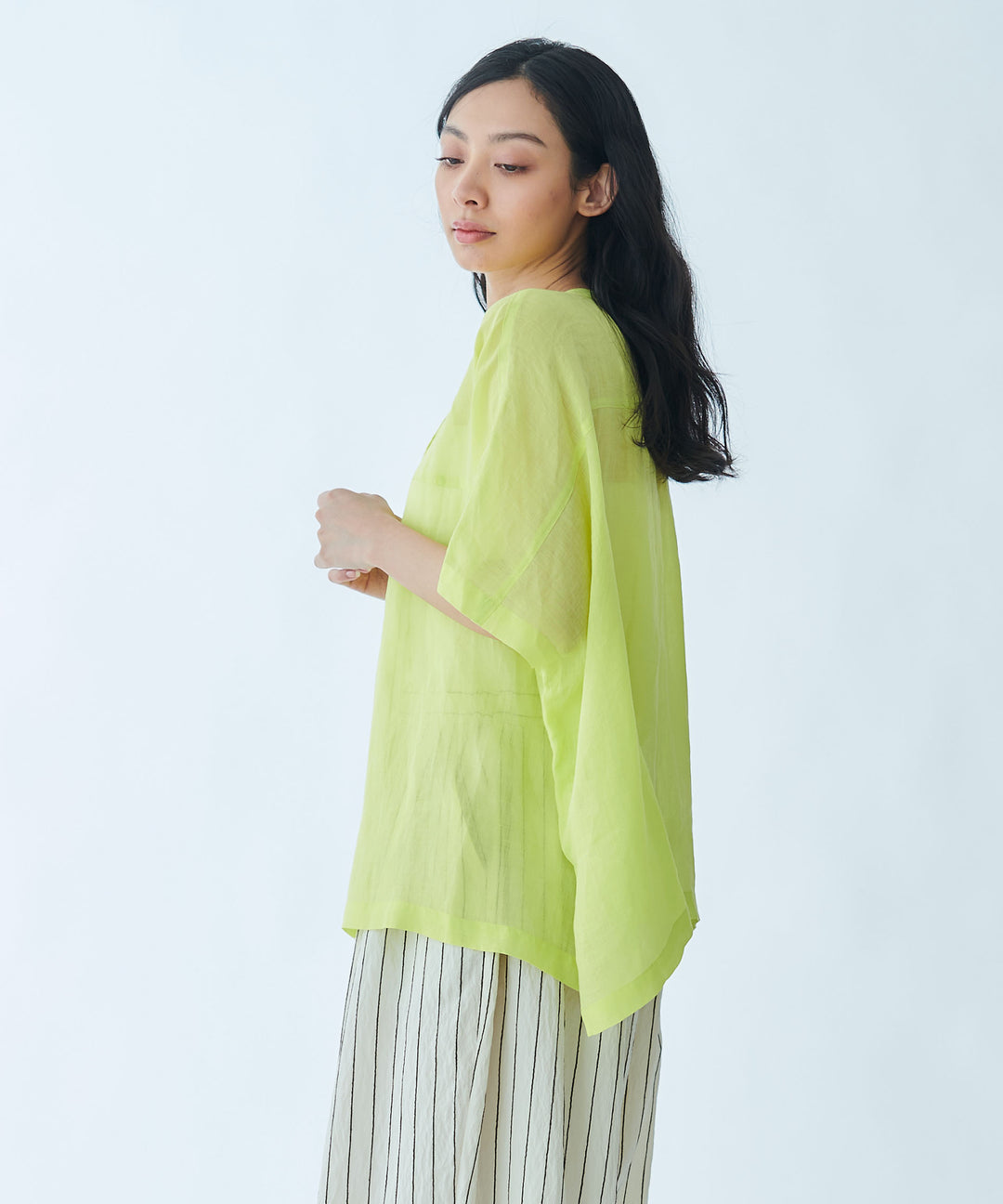 Box Silhouette Sheer Shirt
