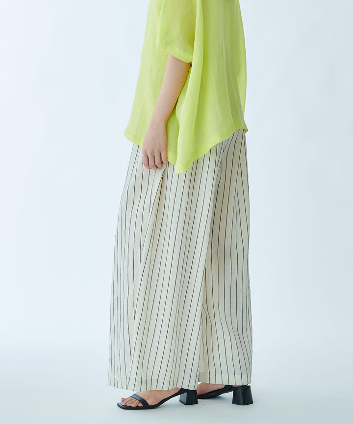 Tuck Gather Wide Pants