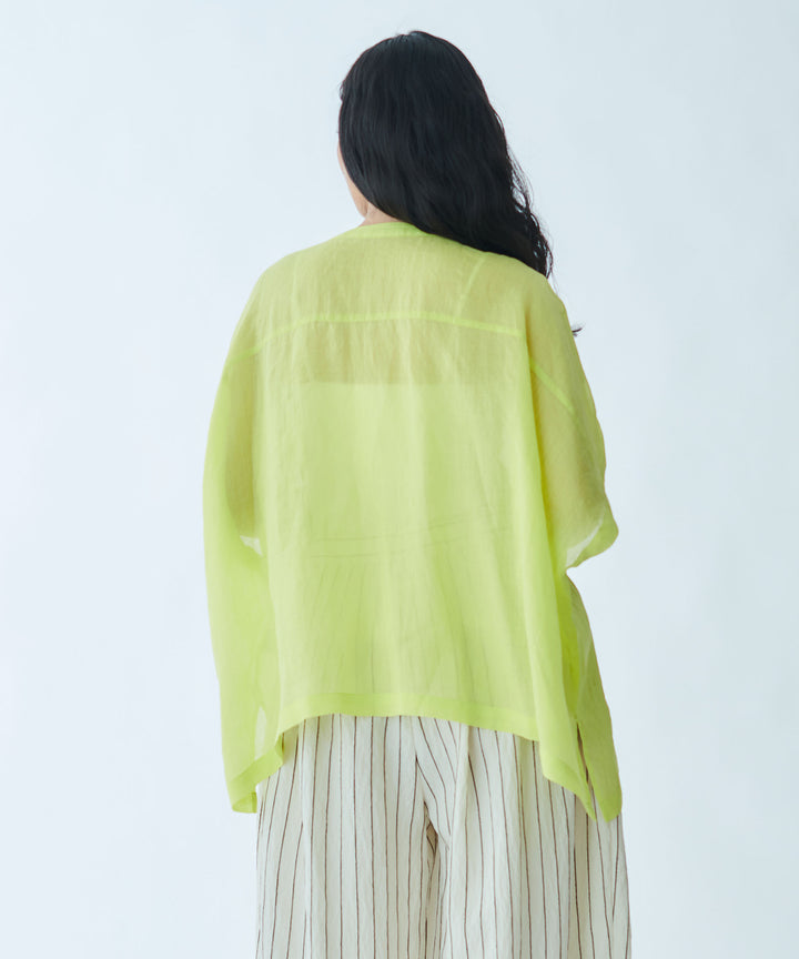 Box Silhouette Sheer Shirt
