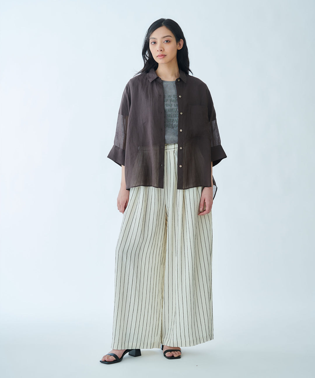 Tuck Gather Wide Pants