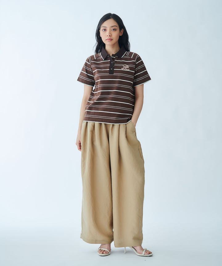 Tuck Gather Wide Pants