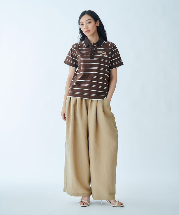 ミックスボーダーポロTシャツ
