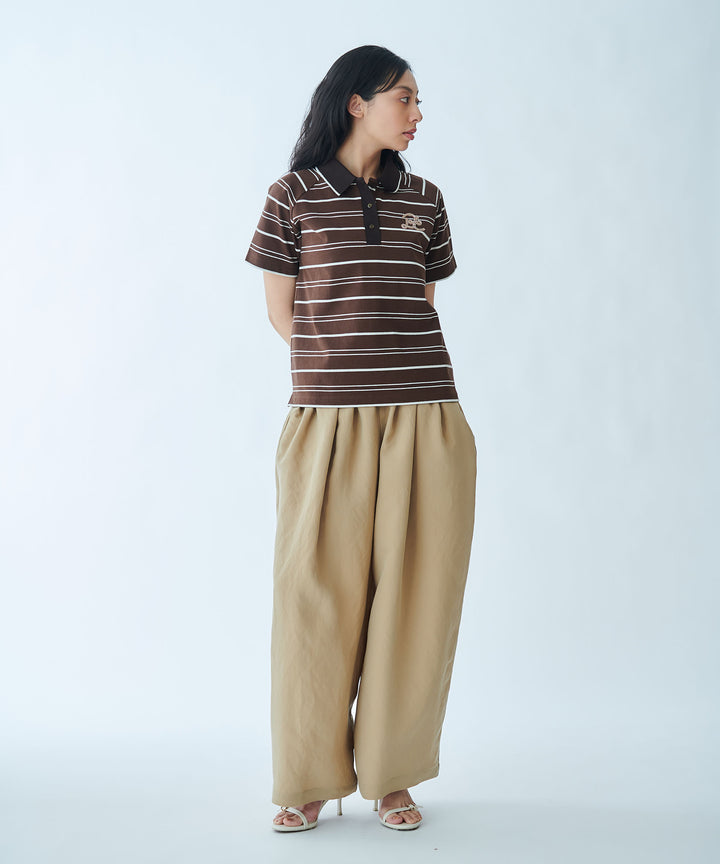 ミックスボーダーポロTシャツ