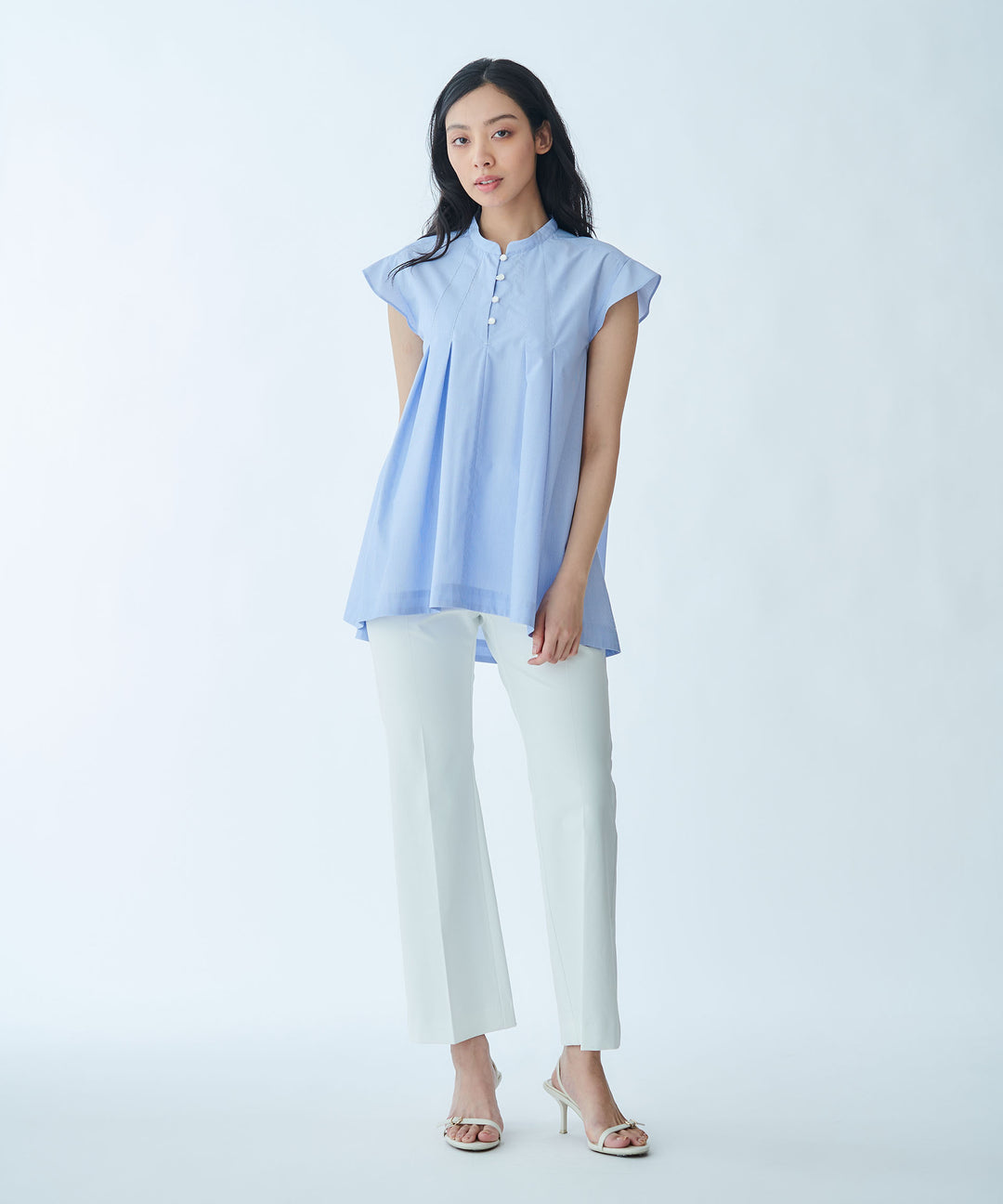 Tuck Frill Blouse