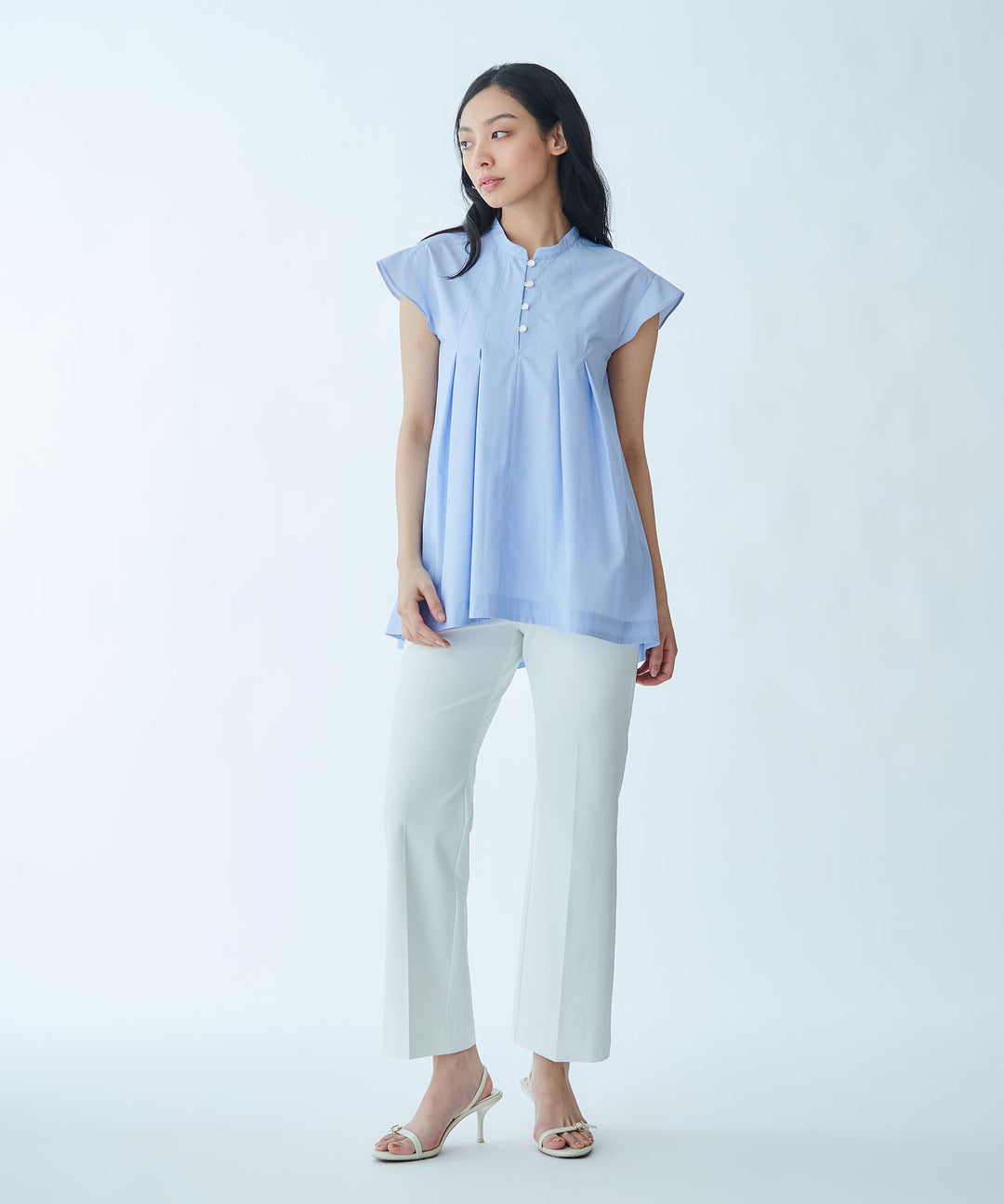 Tuck Frill Blouse