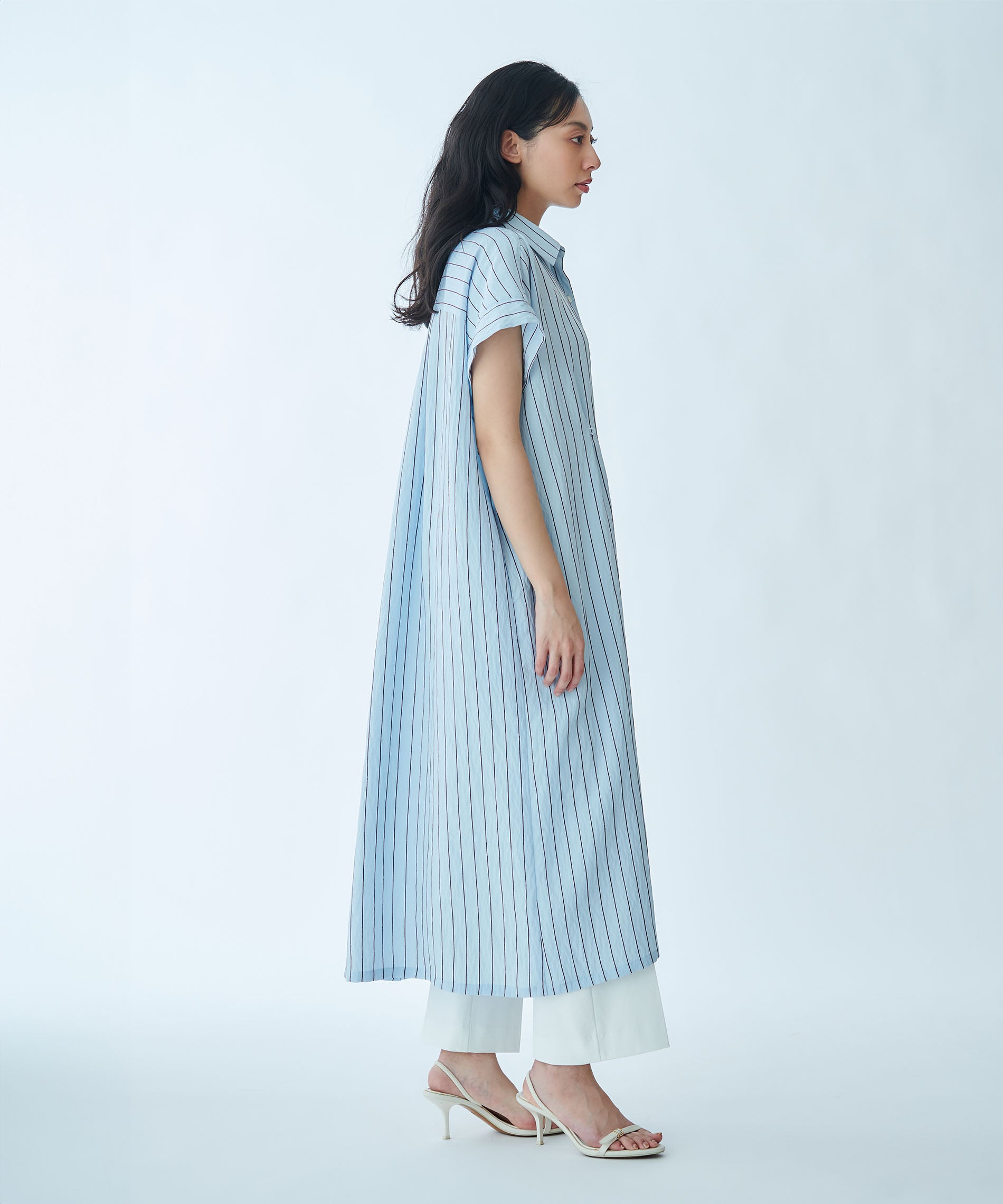 2WAYストライプシャツワンピース – FACE SANS FARD