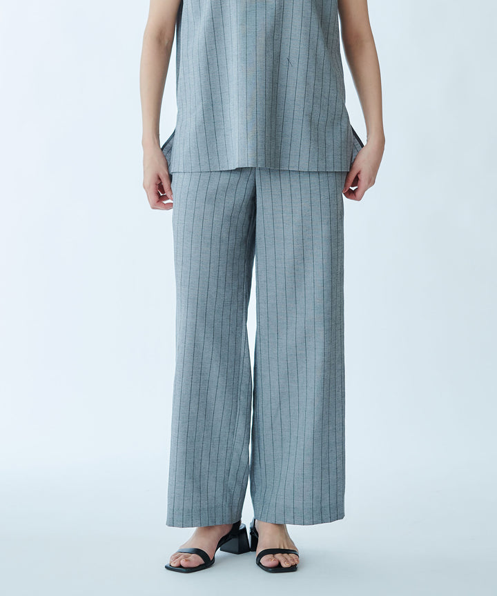 Straight Wide-Leg Trousers