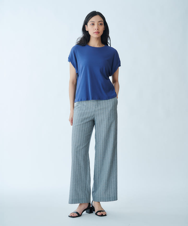 Cropped Crew Neck T-shirt