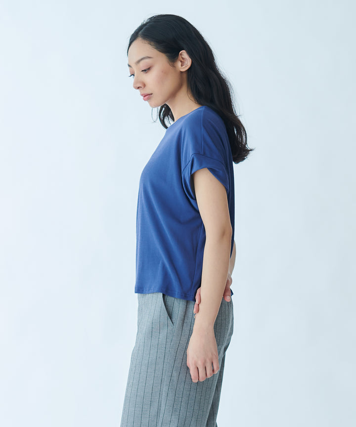 Cropped Crew Neck T-shirt