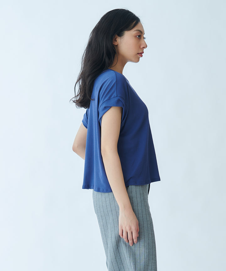 Cropped Crew Neck T-shirt