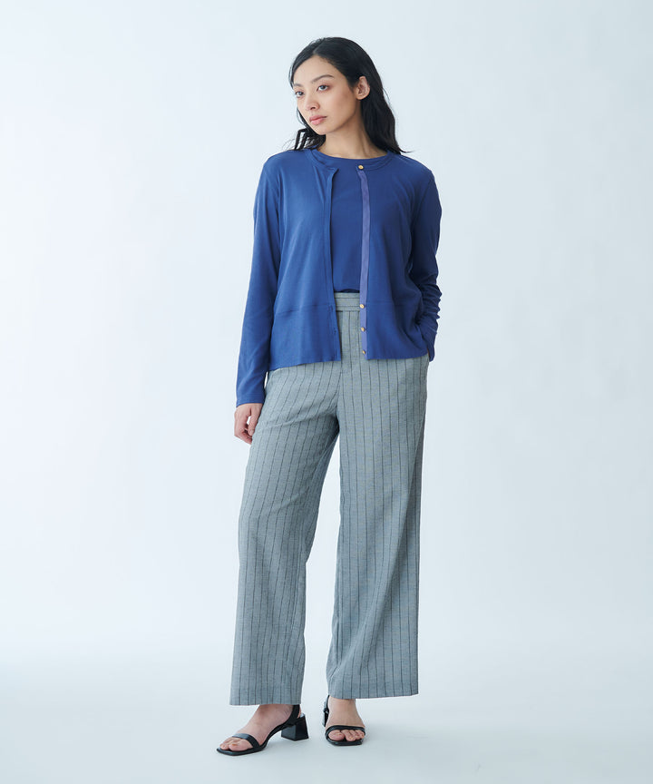 Straight Wide-Leg Trousers