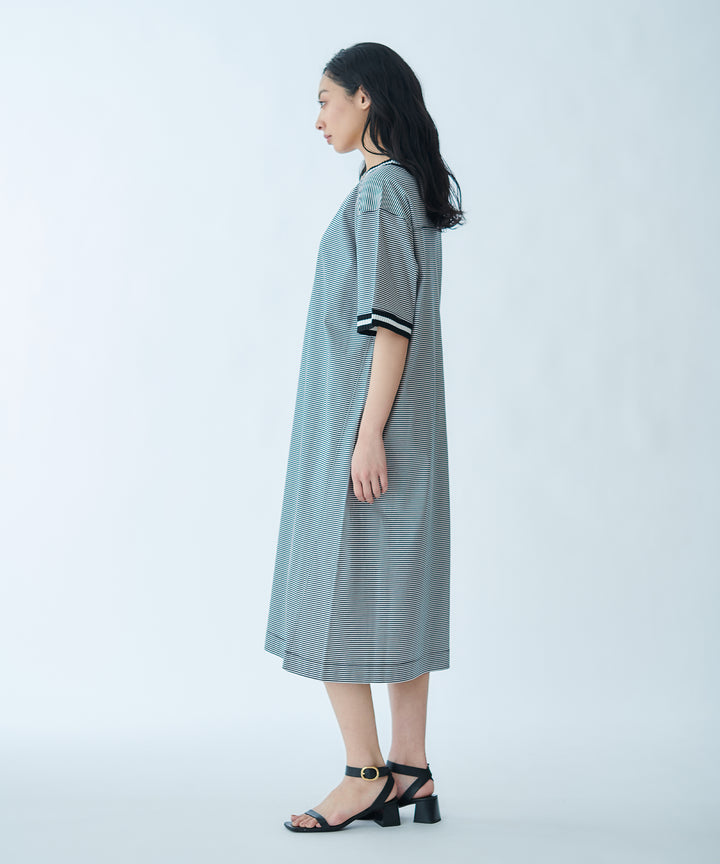 Ribbed Line Knit Cool Dress