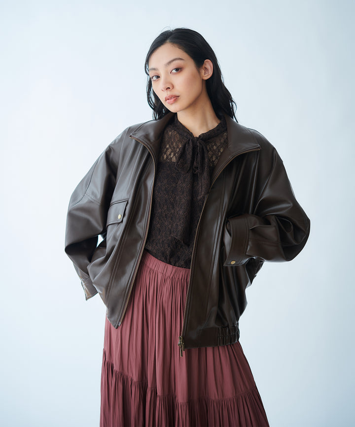 Peach Touch Gathered Skirt