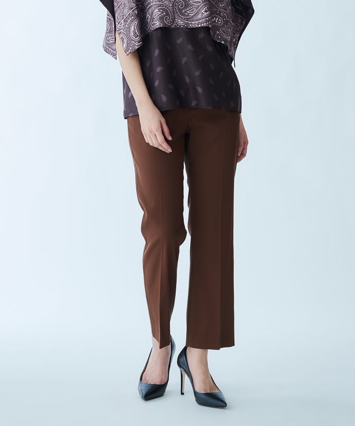 Tuck Straight Ankle Pants