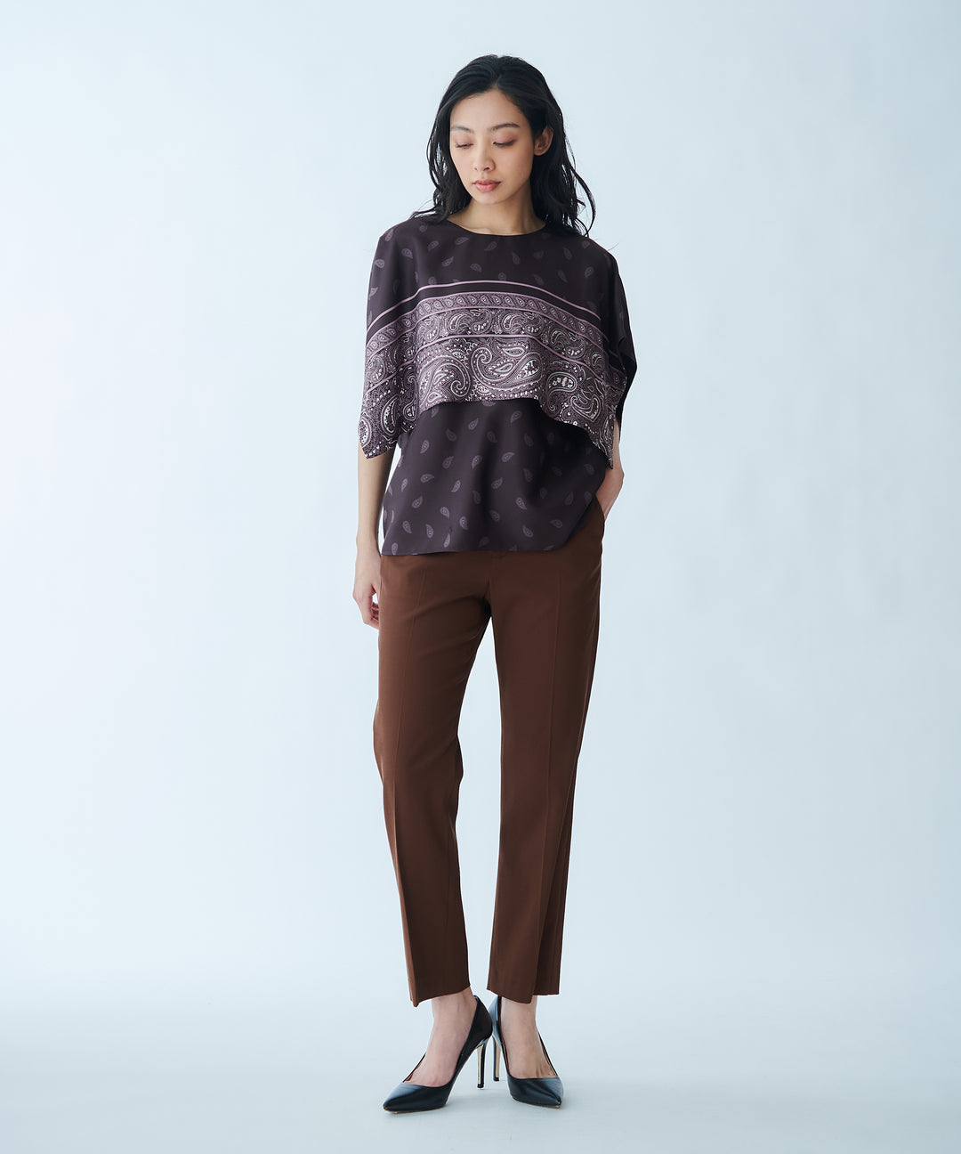 Tuck Straight Ankle Pants