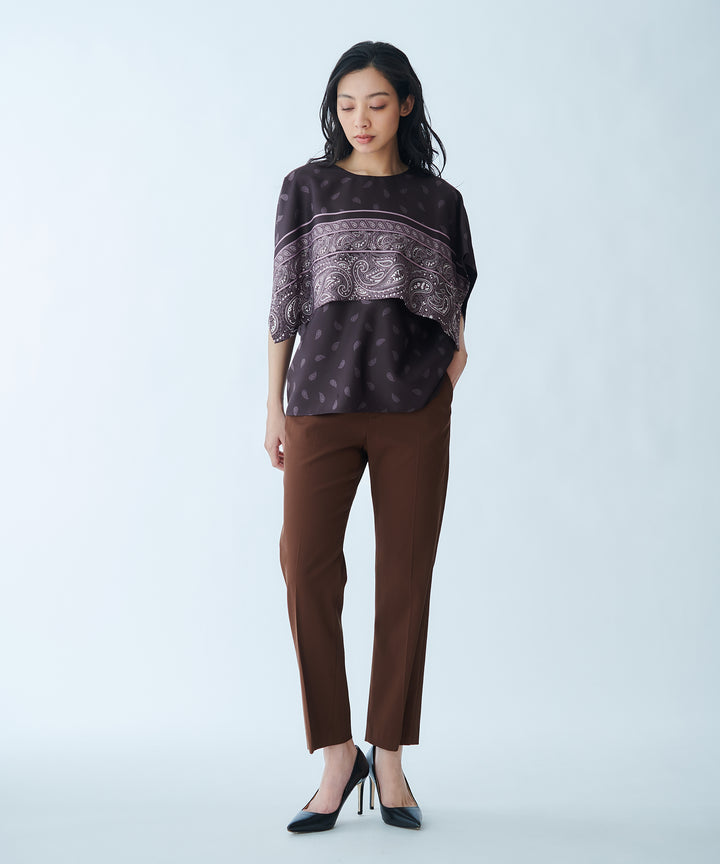 Tuck Straight Ankle Pants