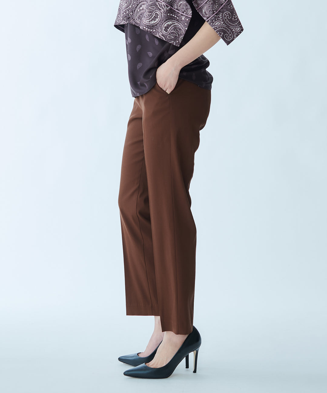 Tuck Straight Ankle Pants