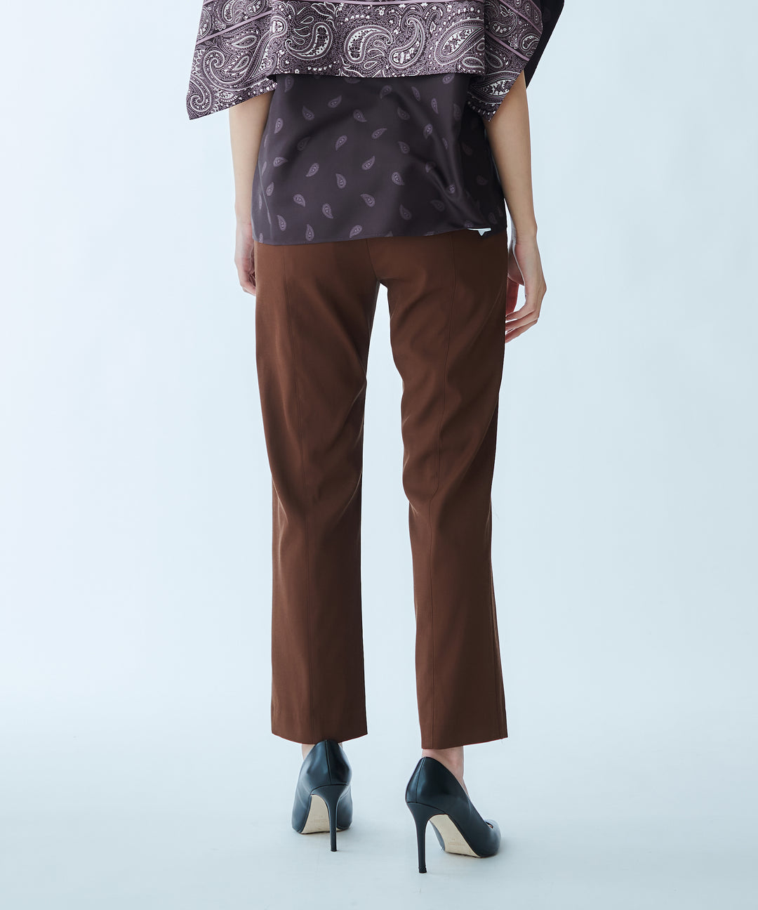 Tuck Straight Ankle Pants