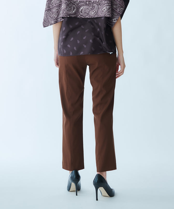 Tuck Straight Ankle Pants