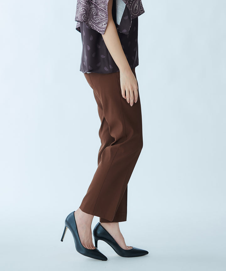 Tuck Straight Ankle Pants