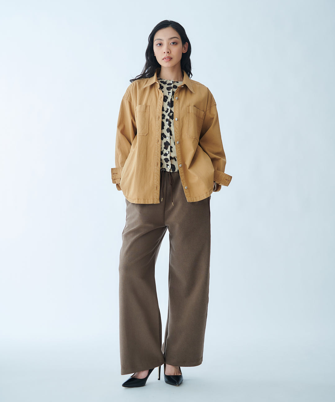 Vintage-style shirt jacket