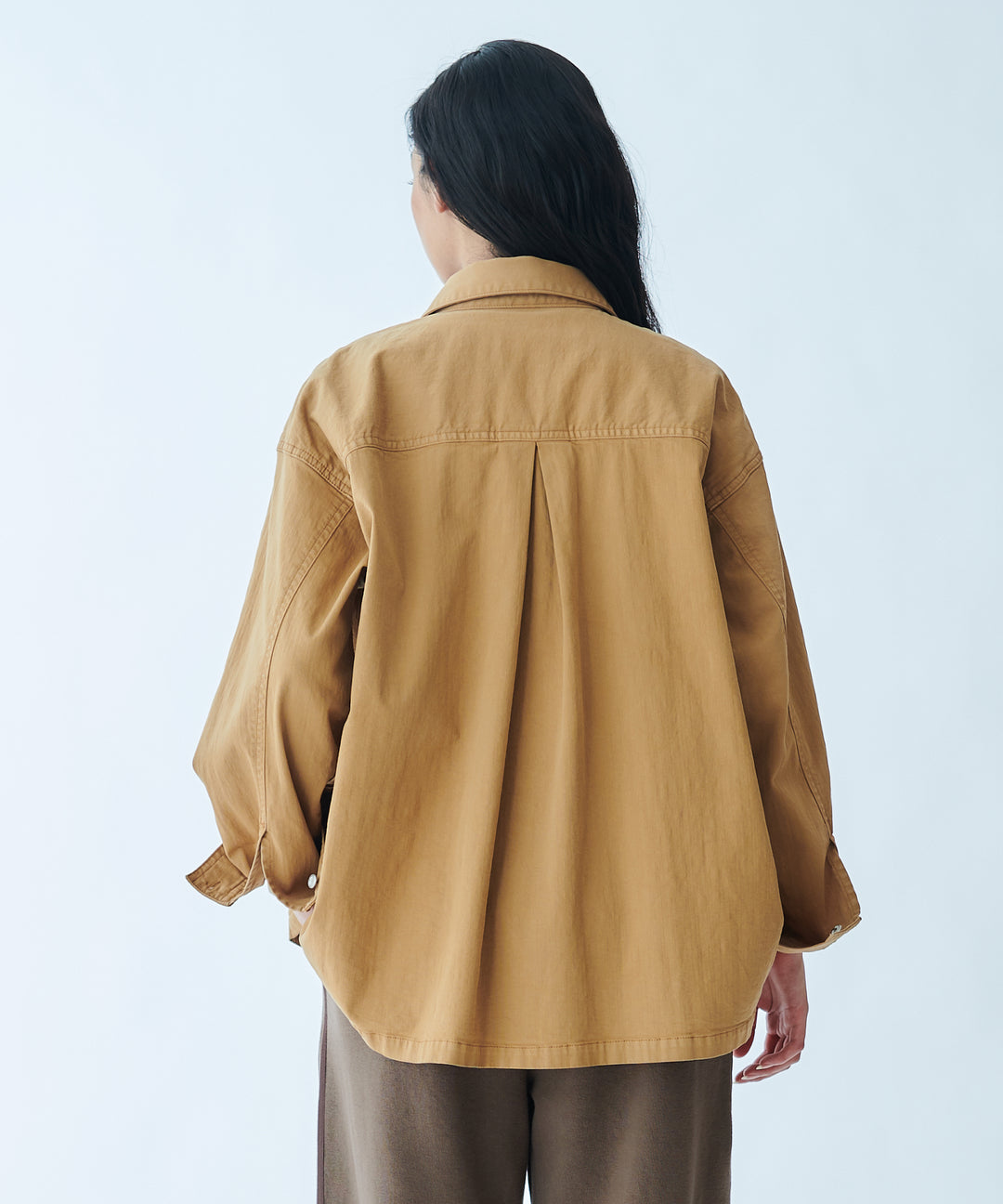 Vintage-style shirt jacket