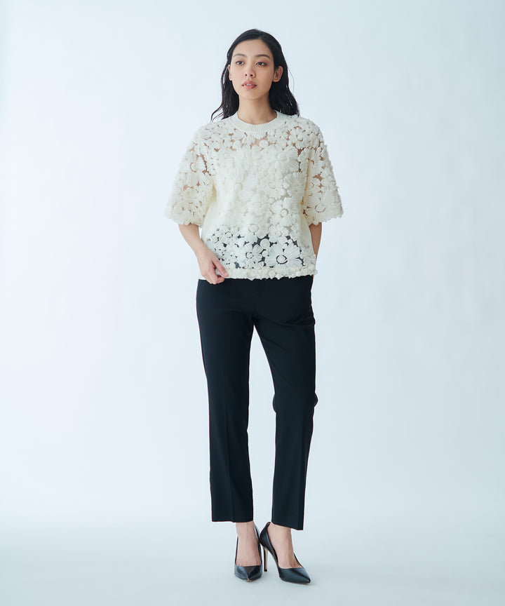 Tuck Straight Ankle Pants
