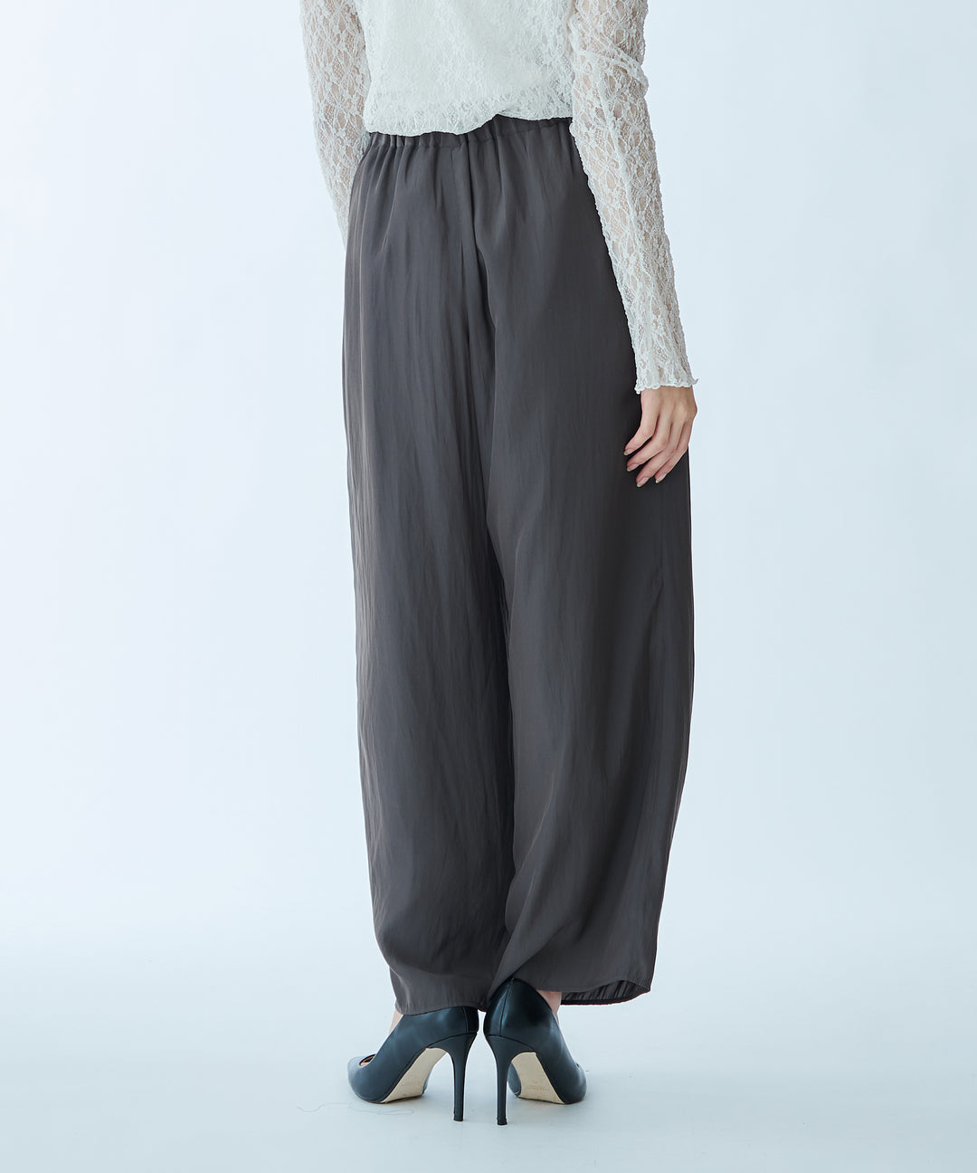 Waist Design Wide-Leg Pants