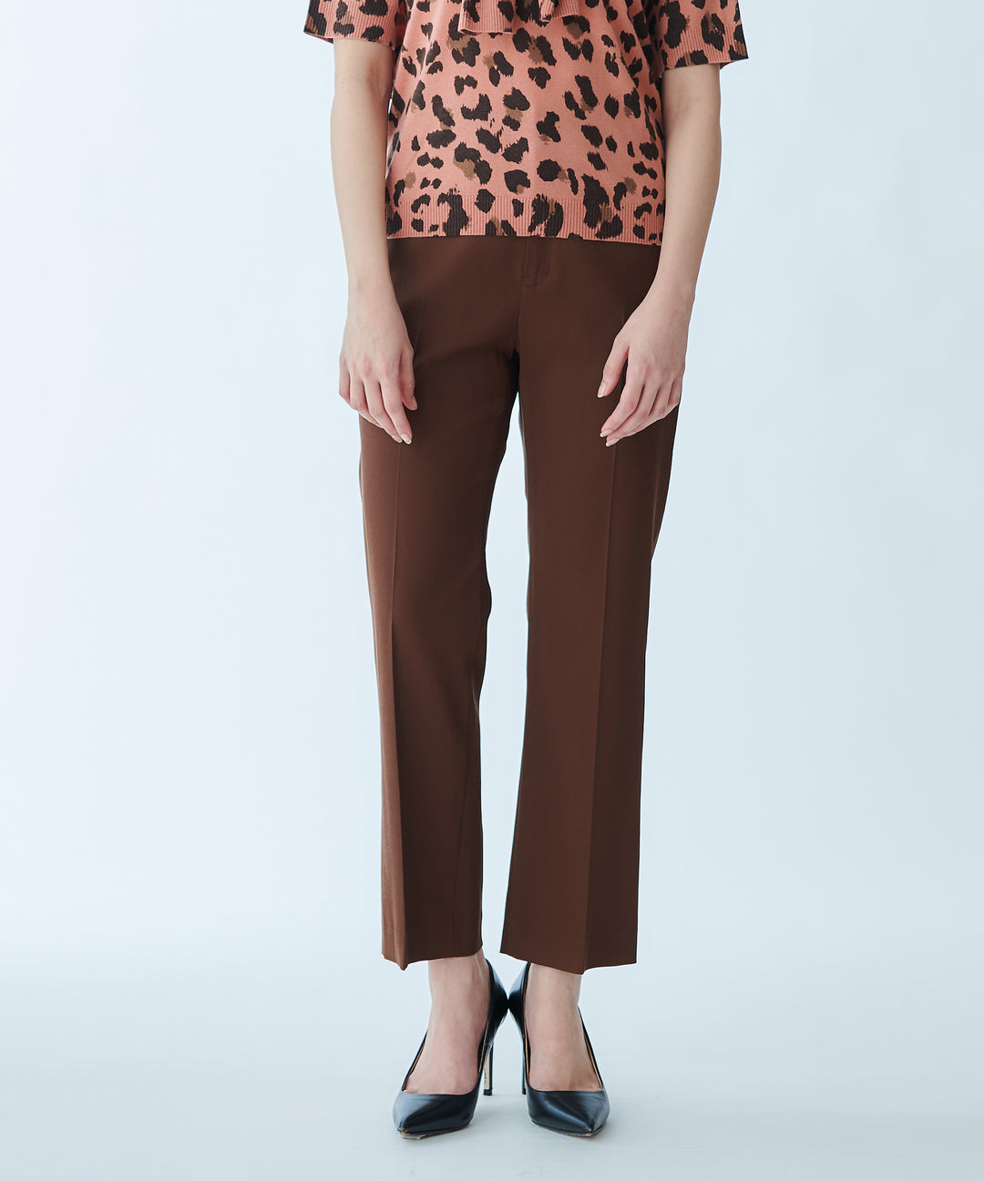 Tuck Straight Ankle Pants