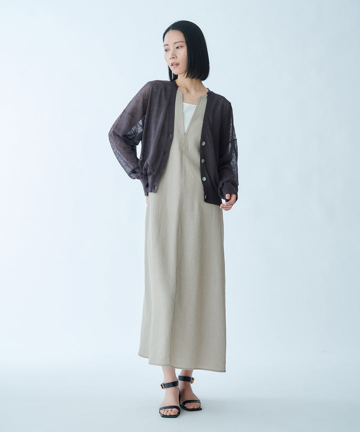 リネンシアーカーディガン