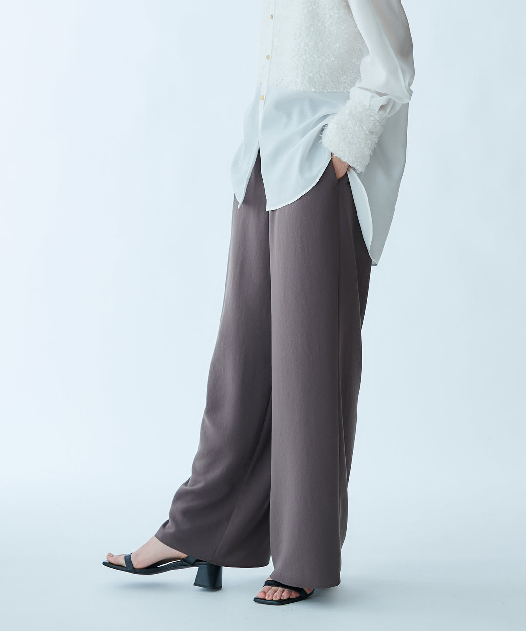 2WAYストレッチワイドストレートパンツ