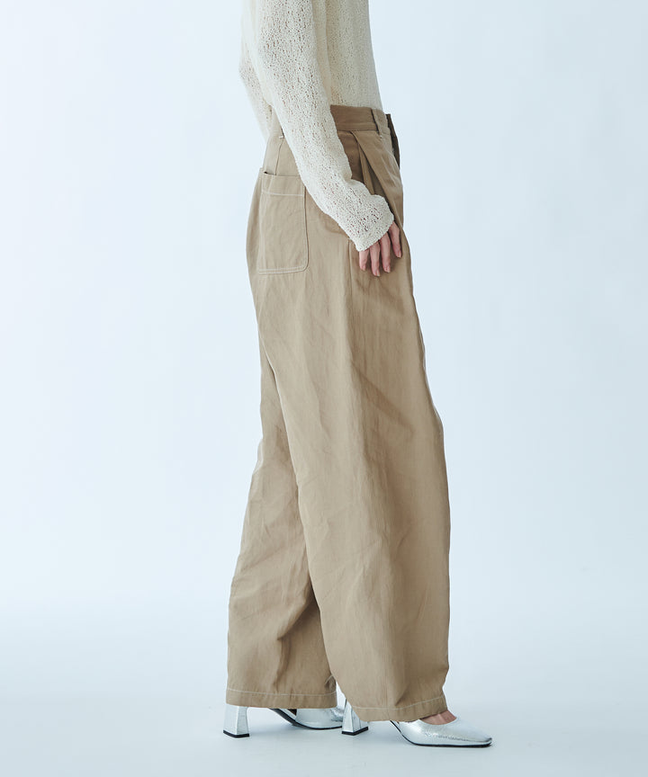 カーブシルエットデニムパンツ