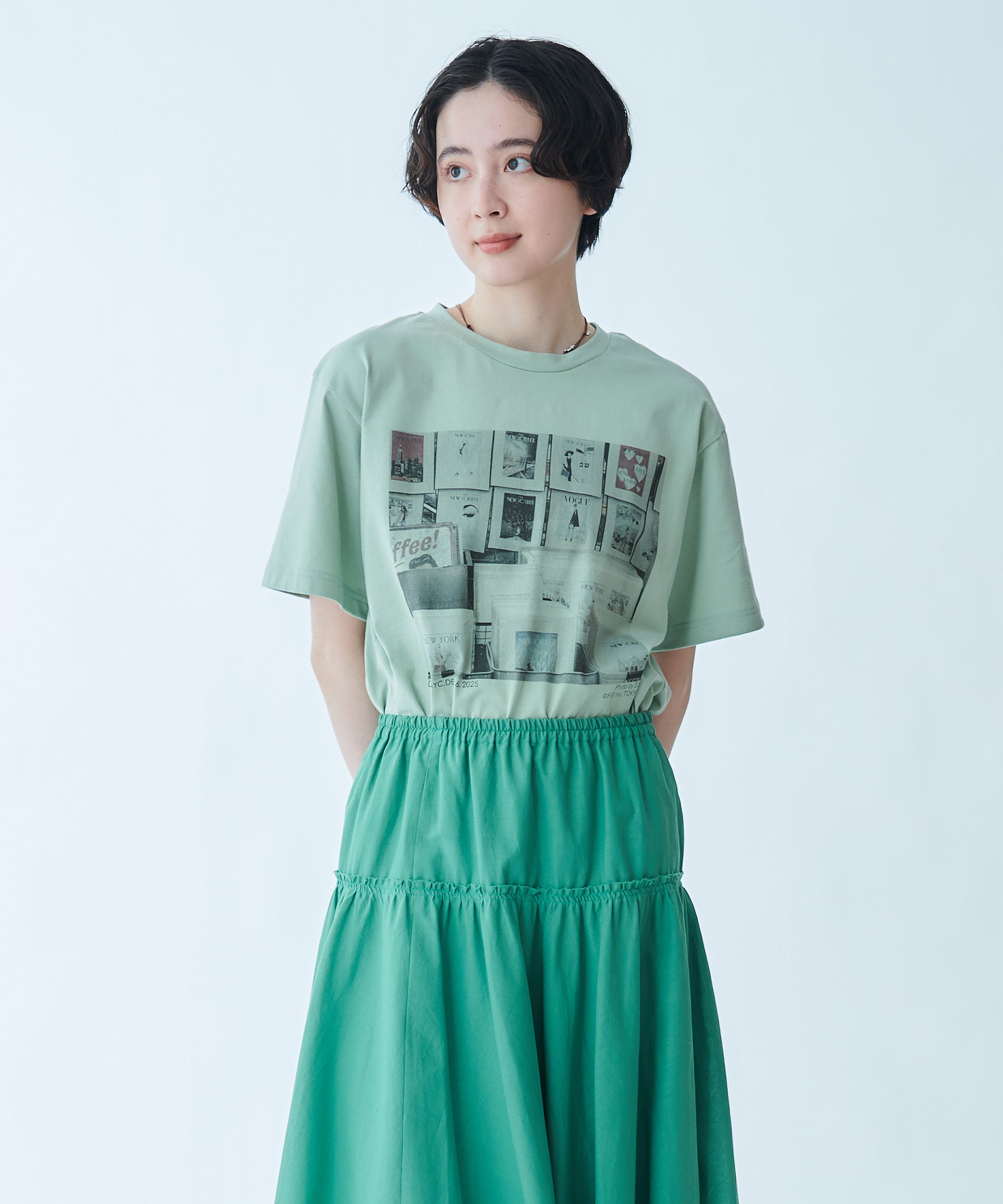 フォトプリントコットンTシャツ – FACE SANS FARD