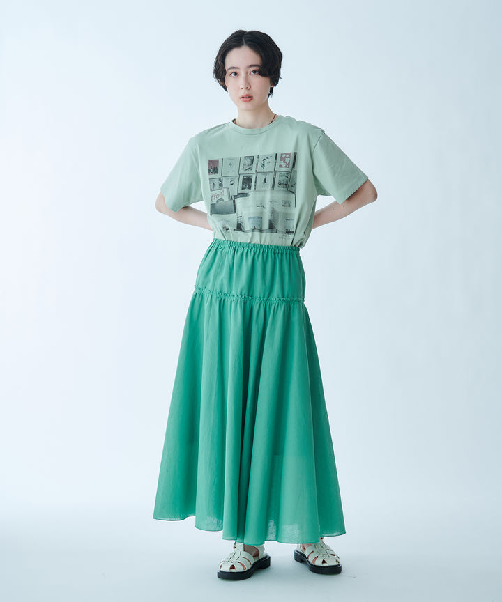 フォトプリントコットンTシャツ