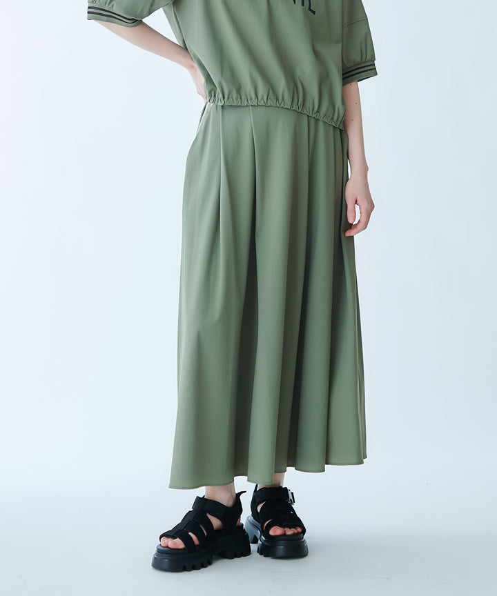 Color Scheme Pintuck Skirt