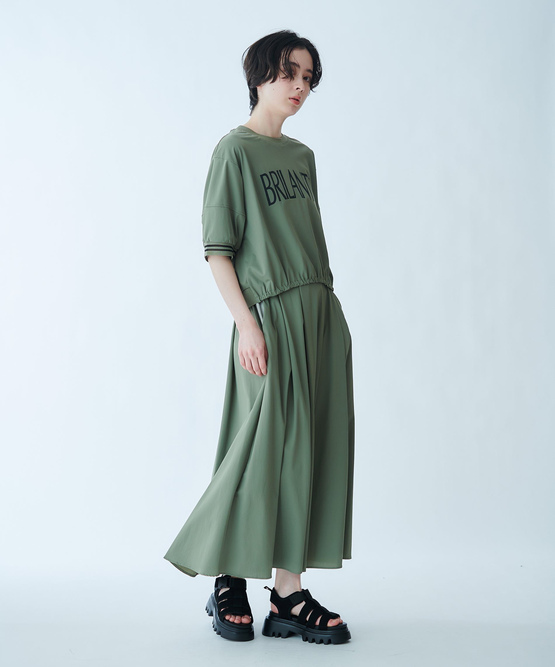 配色ラインタックスカート – FACE SANS FARD