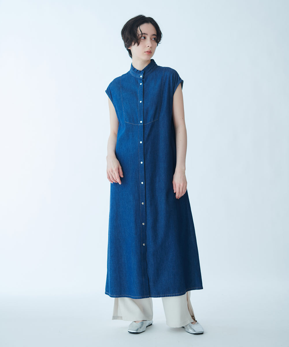 モデル H：165cm / 38 /インディゴ