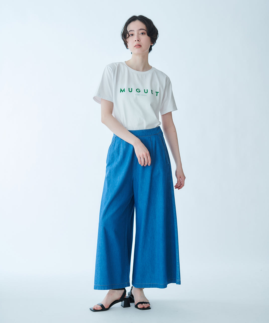 Mercerized Cotton Jersey Logo T-shirt