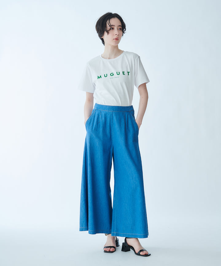 Mercerized Cotton Jersey Logo T-shirt