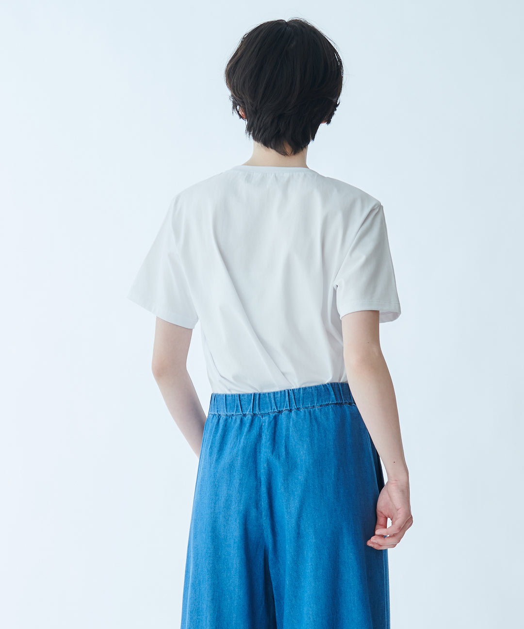 Mercerized Cotton Jersey Logo T-shirt