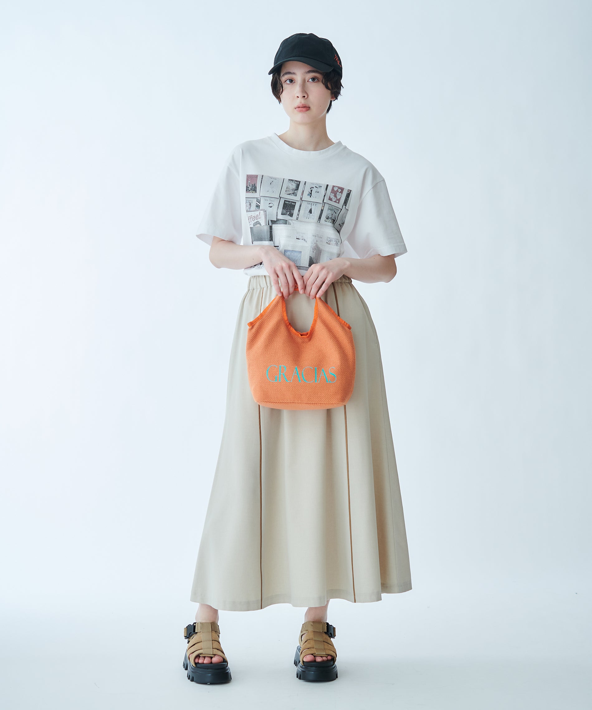 フォトプリントコットンTシャツ – FACE SANS FARD