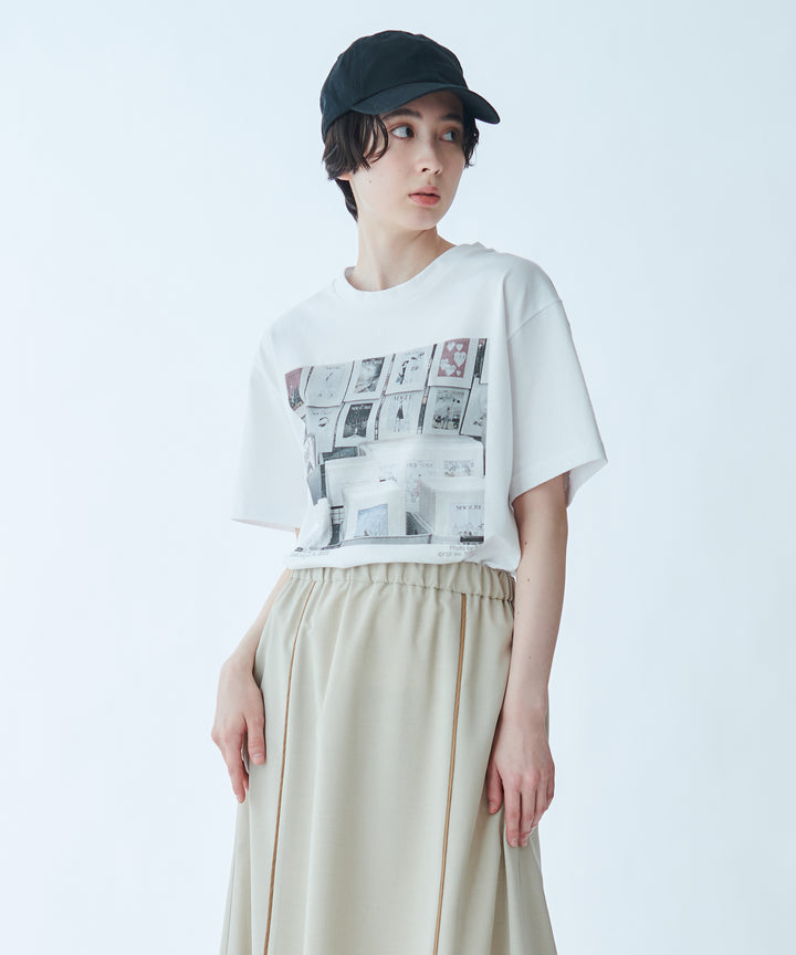 フォトプリントコットンTシャツ