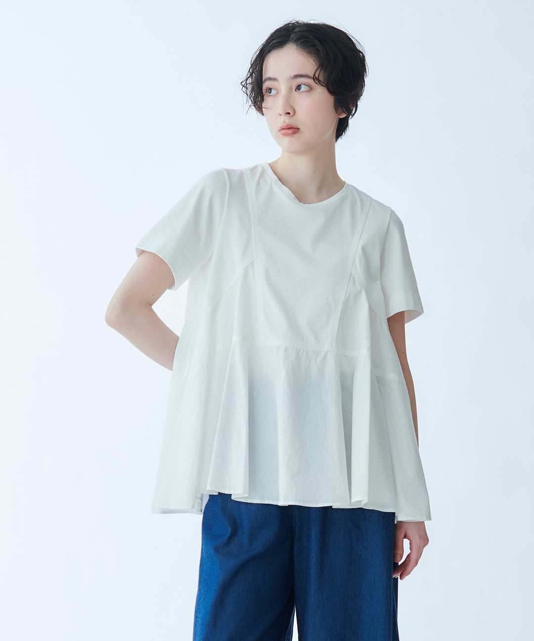 モデル H：165cm / 38 /ホワイト