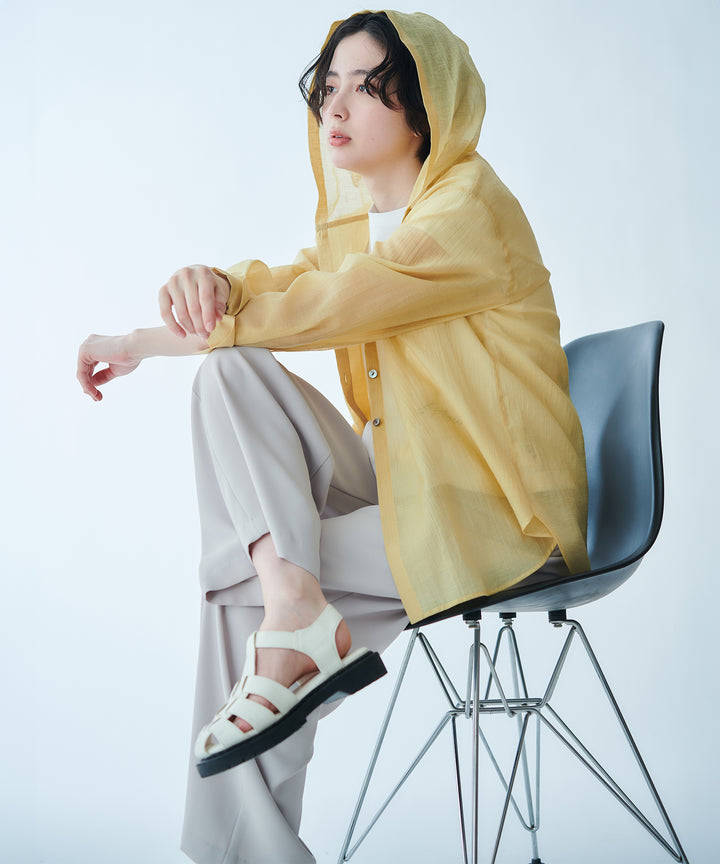 ジョーゼットドロストワイドシルエットパンツ