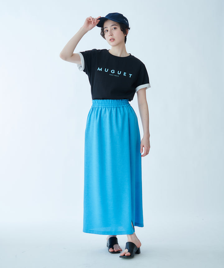 Mercerized Cotton Jersey Logo T-shirt