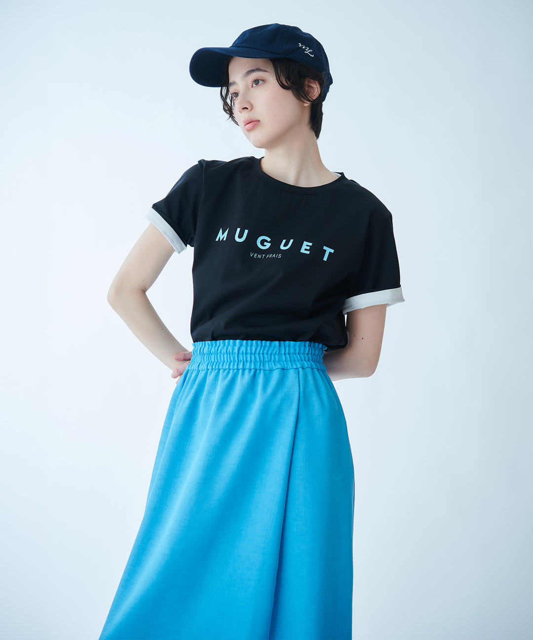 Mercerized Cotton Jersey Logo T-shirt