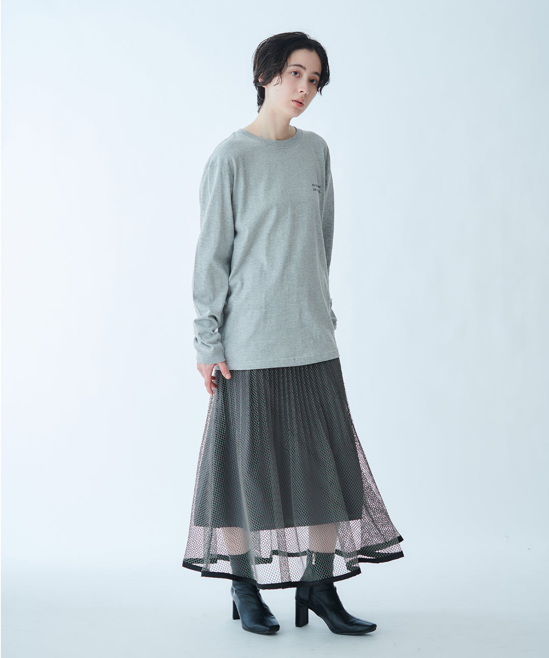 ロゴプリントロングスリーブTシャツ